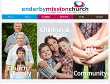 Tablet Screenshot of enderbymissionchurch.org.uk